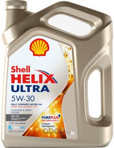 Масло мотор. Shell Helix Ultra ECT C3 PURE PLUS 5w30 4л Масло мотор. Shell Helix Ultra ECT C3 PURE PLUS 5w30 4л